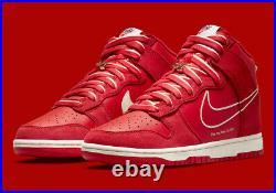 Nike Dunk High SE First Use Pack University Red White SB Sail DH0960-600 sz 10