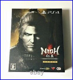 Nioh Complete Edition PS4 Limited Edition Japan First Pressing Box Set NEW