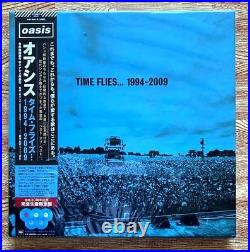 Oasis First limited edition Time Flies. 1994-2009 sky blue vinyl Free Shipping