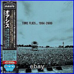 Oasis First limited edition Time Flies. 1994-2009 sky blue vinyl Free Shipping