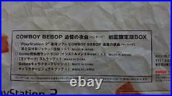 PS2 Cowboy Bebop Reminiscent Night Song First Press Limited Edition BANDAI F/S