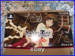 PS VITA Steins Gate Double Pack First Press Limited Edition From Japan