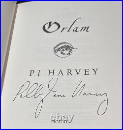 P J Harvey Orlam Rare Signed Autographed First Edition Book Autograph Limited