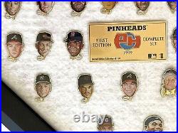 Pinheads First Edition Complete Set 1999 MLB Baseball Limited Edition Framed