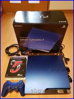 PlayStation3 PS3 GRAN TURISMO 5 RACING PACK first limited edition Blue Japan