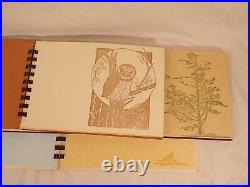 Poetry Books by Gwen Frostic Wood Block Prints Nature Some Signed First Edition