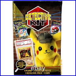 Pokemon Detective Kit Mystery Box Plush Booster Packs PSA 1st Charizard