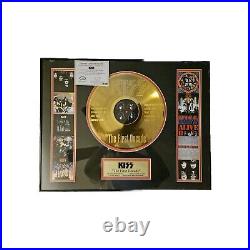 RARE KISS 2005 The First Decade 24KT Gold Plated Record Limited Edition 151/2500