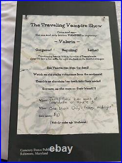 Richard Laymon, First Limited Edition, Signed, The Traveling Vampire Show, Unread