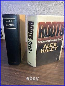 Roots by Alex Haley SIGNED First Edition 1976 Hardcover With Dust Jacket Mylar