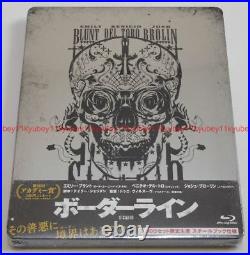 SICARIO Borderline First Limited Edition Blu-ray Steel Book Booklet Card Japan