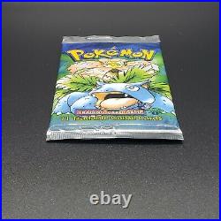 Sealed 1999 Pokemon 1st Edition Shadowless Base Set Pack Mint Venusaur Art