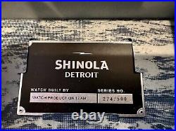Shinola Lake Erie Monster First Automatic Unworn (Limited Edition #274/500)