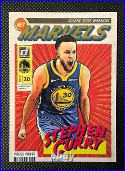 Stephen Curry 19/20 Donruss Hobby 1st Year Marvels PRESS PROOF