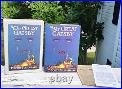 THE GREAT GATSBY F Scott Fitzgerald First Edition Library LIMITED Edition SCARCE