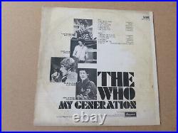 THE WHO My Generation BRUNSWICK LP ORIGINAL MONO 1965 UK 1ST PRESSING LAT8616