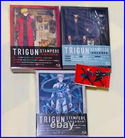 TRIGUN STAMPEDE Vol. 1 Vol. 2 Vol. 3 Blu-ray set First Limited Edition set