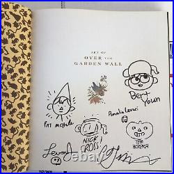 The Art Of Over The Garden Wall 7 SIGNATURES 1st Edition Limited Edition RARE
