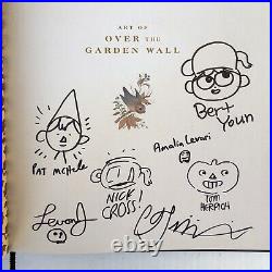 The Art Of Over The Garden Wall 7 SIGNATURES 1st Edition Limited Edition RARE