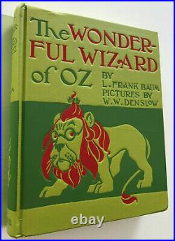 The Wonderful Wizard of Oz, Deluxe Facs of 1900 First Edition withMAPL. Frank Baum
