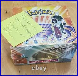 WOTC Pokemon Gym Heroes 1st Edition Booster Box Factory Sealed Perfect! NEW