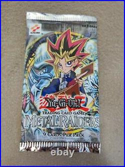 Yu-Gi-Oh! Metal Raiders 1st (First) Edition Booster Pack Sealed & Unweighed